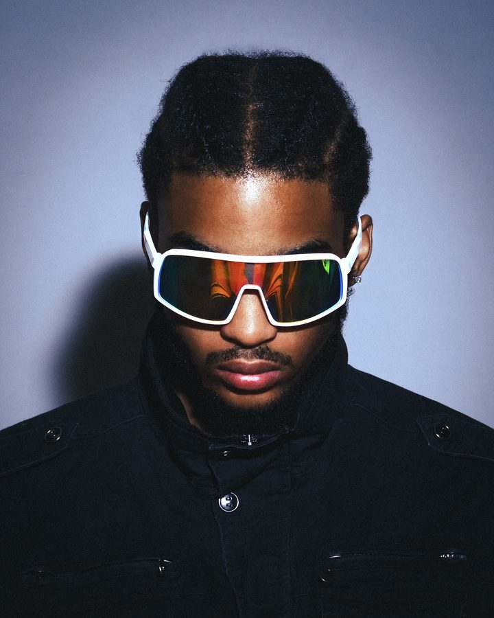 Futuristic studio portrait