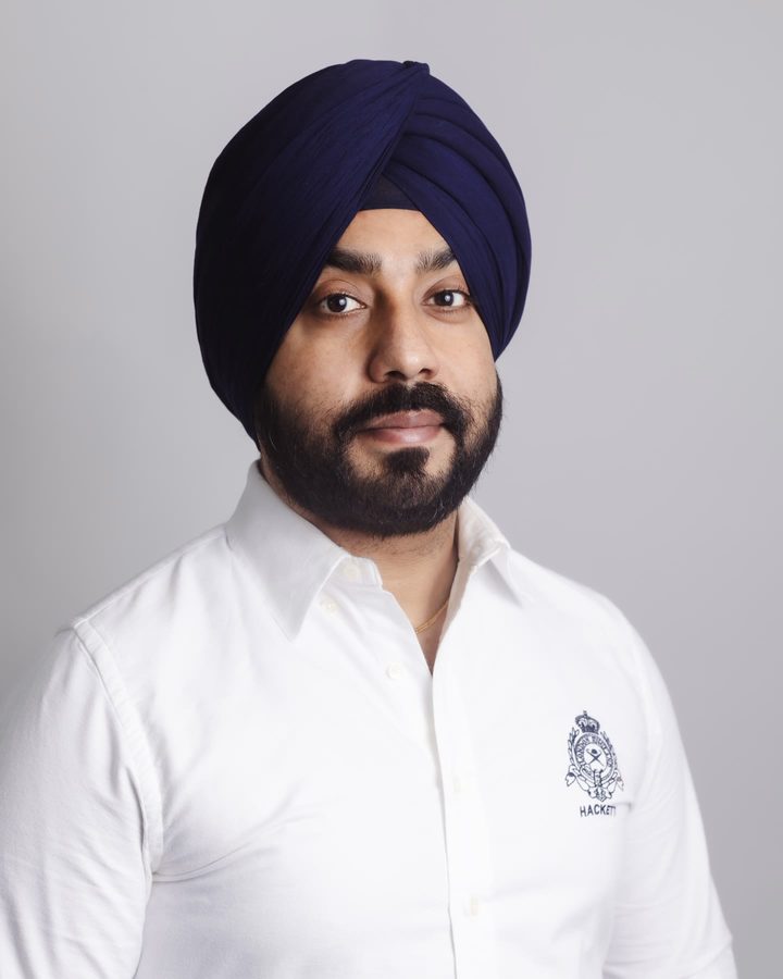 Clean business portrait