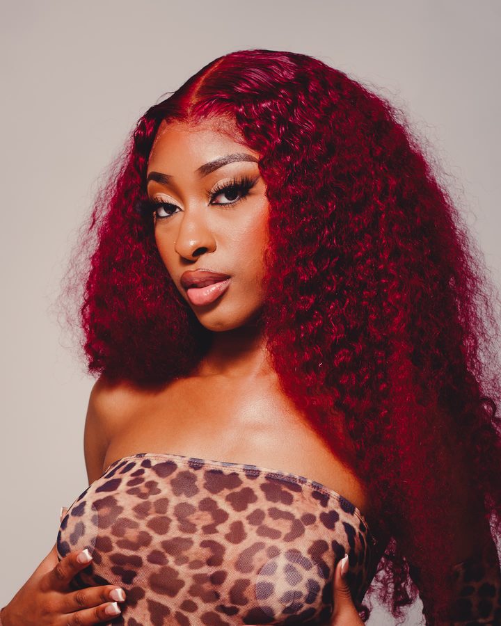 Red hair beauty portrait