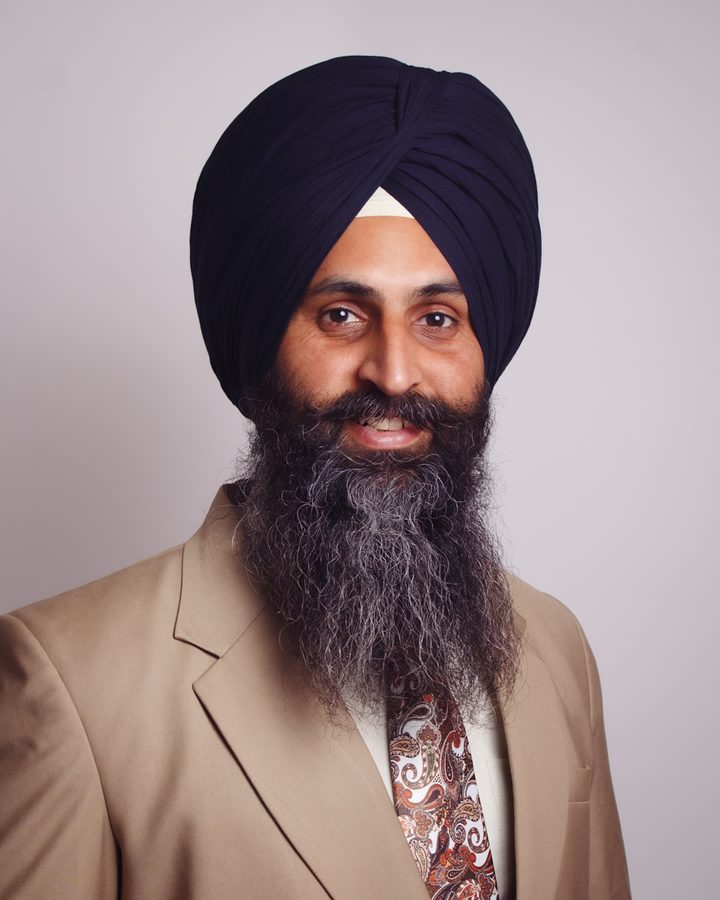 Beige suit portrait