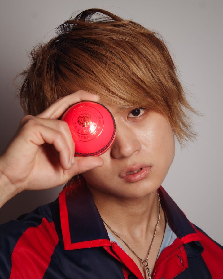 Red prop closeup